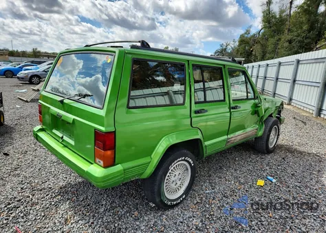 1993 Jeep Cherokee Country из США, поврежденный, VIN 1J4FT78S3PL540431